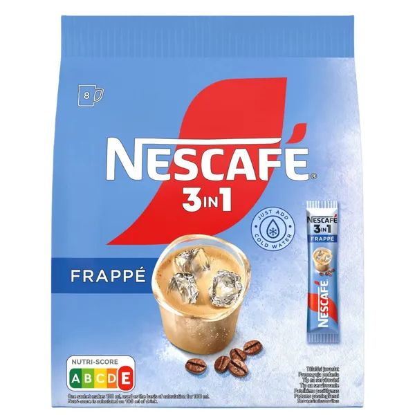 Kohvijook lahustuv Nescafe 3in1 Frappe Classic 8x15g