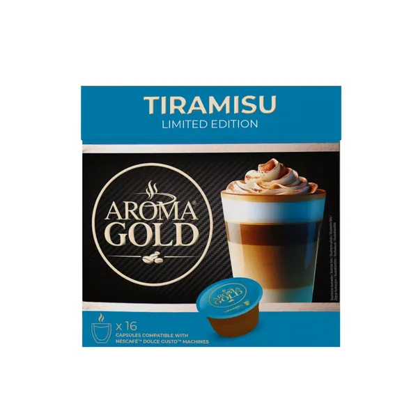 Kafijas kaps. Aroma Gold Tiramisu 256g