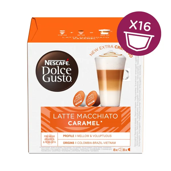 Kafijas kap. Caramel Latte Macchiato 145,6g