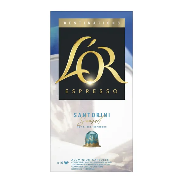Kohvikapslid L'or Santorini 10x5,2g