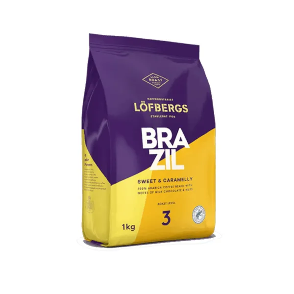 Kohvioad LÖFBERGS, Crema, 1 kg, Araabika ja Robusta, röstimisaste 4
