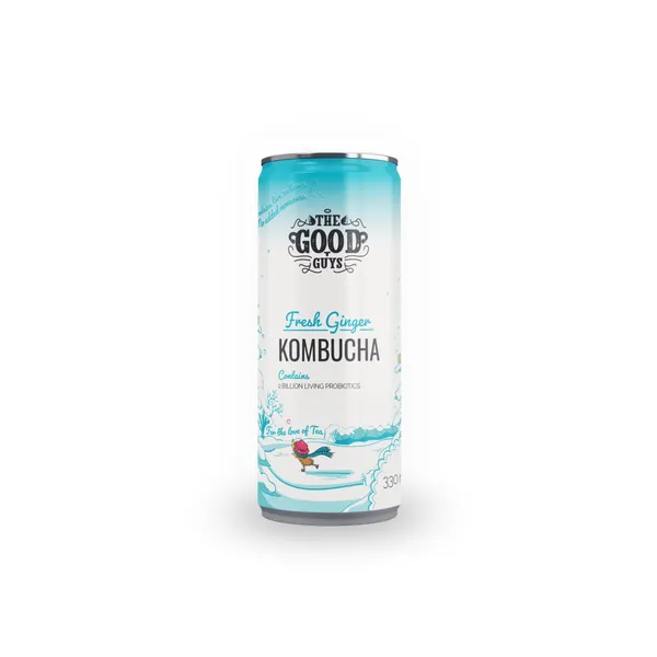 Kombucha ingveri The Good Guys öko 0,33l