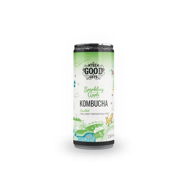 Kombucha õuna The Good Guys öko 0,33l