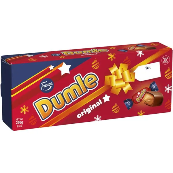 Piena šokolādes konfektes Dumle ar īrisu 250g