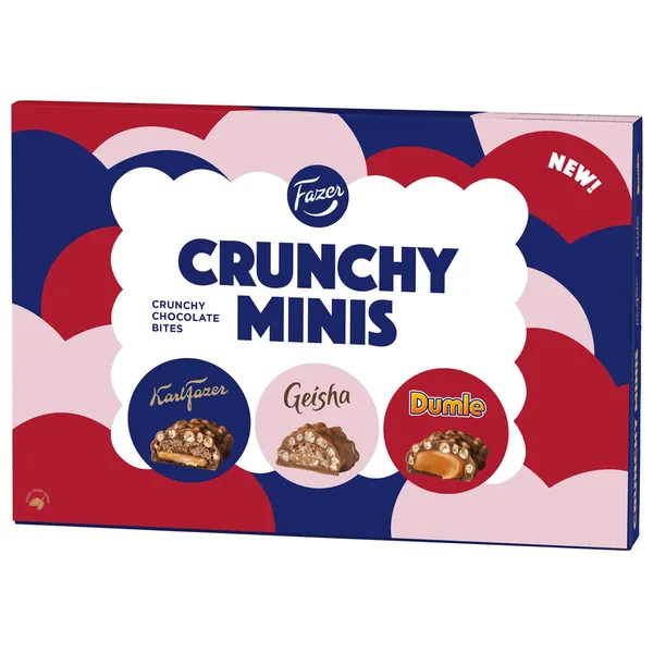 Konfekšu izlase Fazer Crunchy Minis 148g