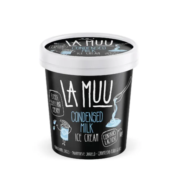 Kondenspiimajäätis, LA MUU, 250 g