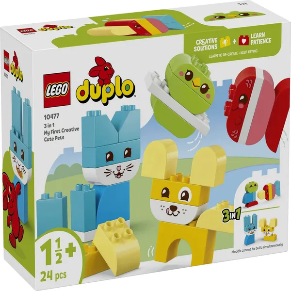Konstruktor Lego Kolm Ühes Loomingulised Armsad Lemmikloomad 10477, vanus: 1,5+