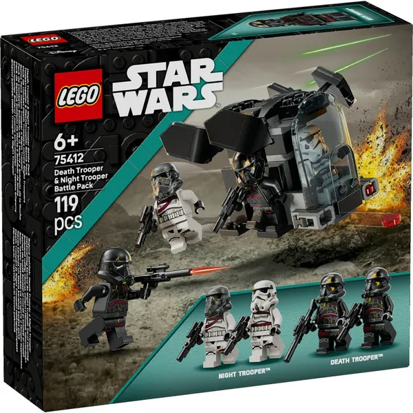Konstruktor Lego Death Trooperi Ja Night Trooperi Lahingukomplekt 75412, vanus: 6+