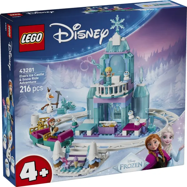 Konstruktor Lego Elsa Jäälossi Ja Lumesõidu Seiklus 43281, vanus: 4+