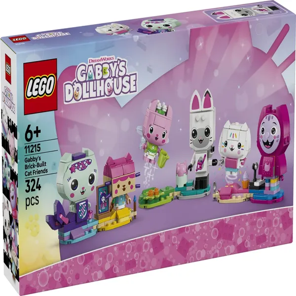 Konstruktor Lego Gabby Klotsidest Kokkupandavad Kassisõbrad 11215, vanus: 6+