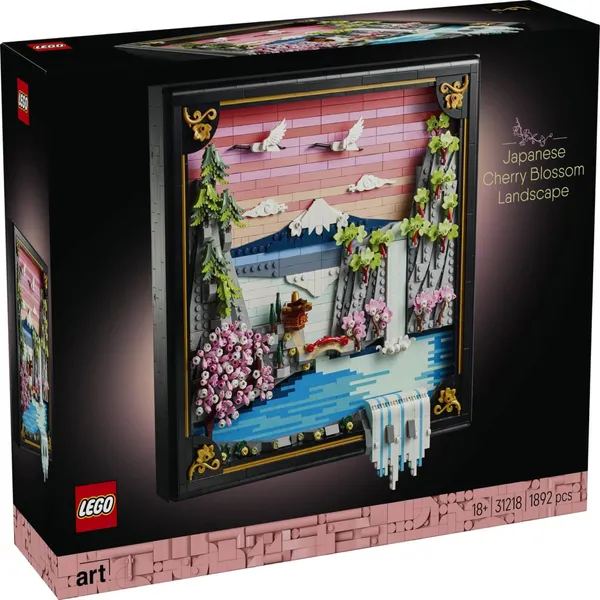Konstruktor Lego Jaapani Kirsiõite Maastik 31218, vanus: 18+