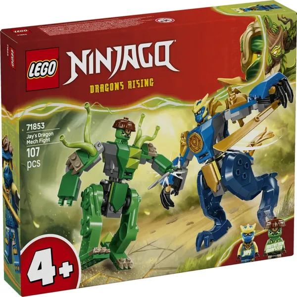 Konstruktor Lego Jay Draakoniroboti Võitlus 71853, vanus: 4+