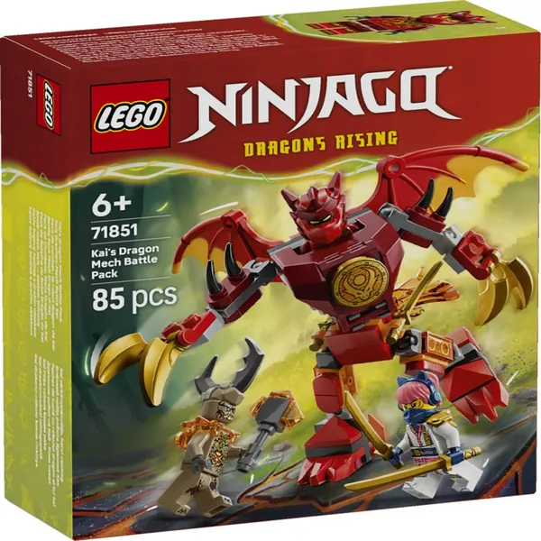 Konstruktor Lego Kai Draakoniroboti Lahingupakk 71851, vanus: 6+