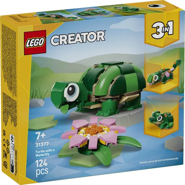 Konstruktor Lego Kilpkonn Vesiroosiga 31377, vanus: 7+