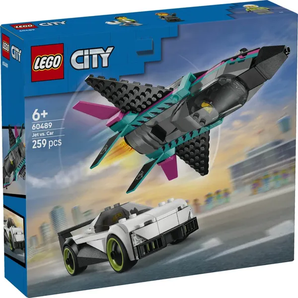 Konstruktor Lego Lennuk Vs. Auto 60489, vanus: 6+