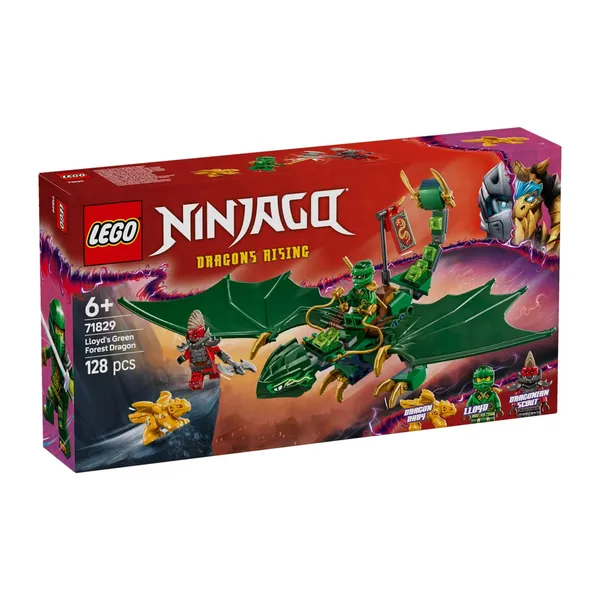Konstruktor Lego Lloydi Roheline Metsadraakon 71829, vanus: 6+