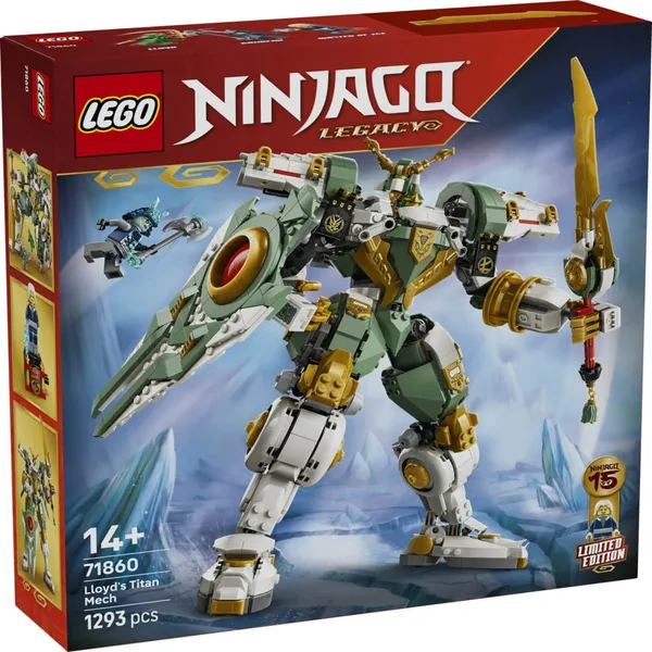 Konstruktor Lego Lloydi Titaanroboti 15. Aastapäev 71860, vanus: 14+