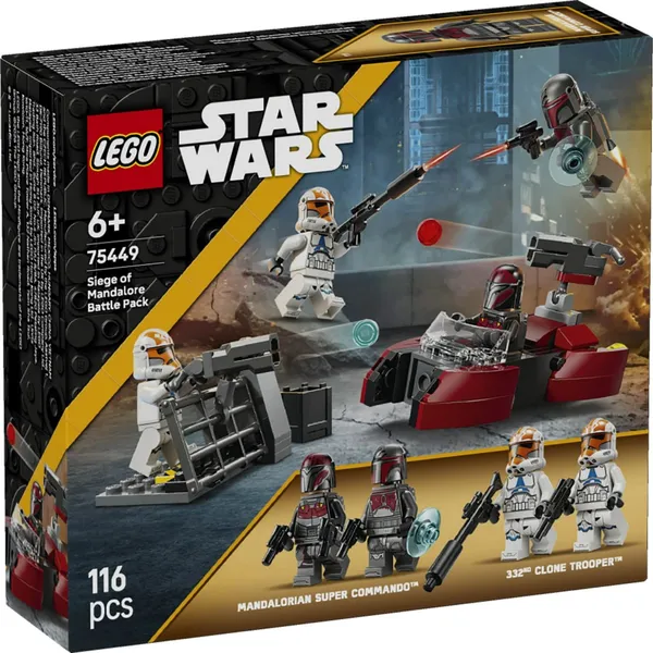 Konstruktor Lego Mandalore'I Piiramise Lahingukomplekt 75449, vanus: 6+