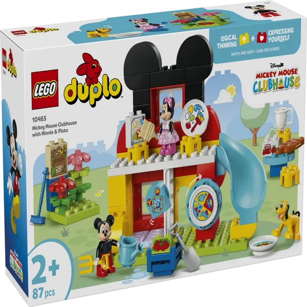 Konstruktor Lego Miki-Hiire Klubimaja Koos Minnie Ja Pluutoga 10465, vanus: 2+