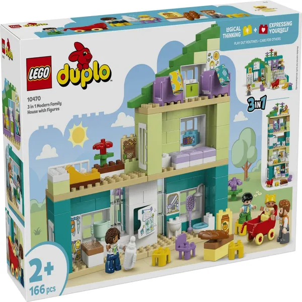 Konstruktor Lego Kolm Ühes Moodne Peremaja Figuuridega 10470, vanus: 2+