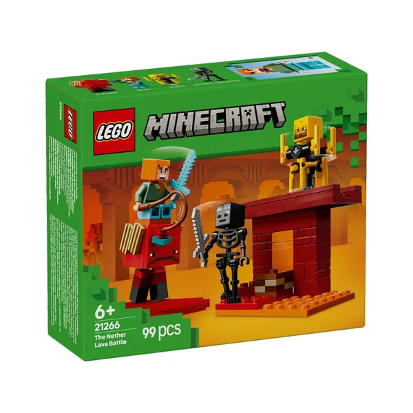 Konstruktor Lego Netheri Laavalahing 21266, vanus: 6+