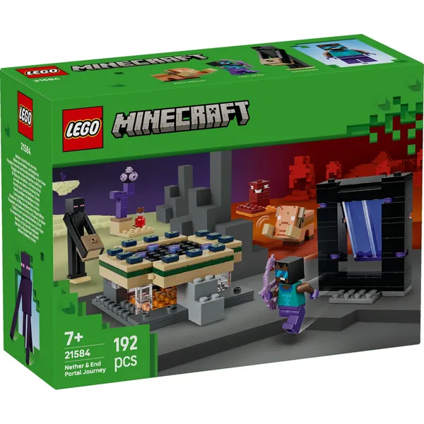 Konstruktor Lego Netheri Ja Lõpuportaali Teekond 21584, vanus: 7+