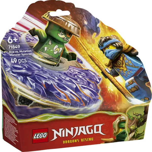 Konstruktor Lego Nya Vs. Mutantkoletise Spinner 71849, vanus: 6+