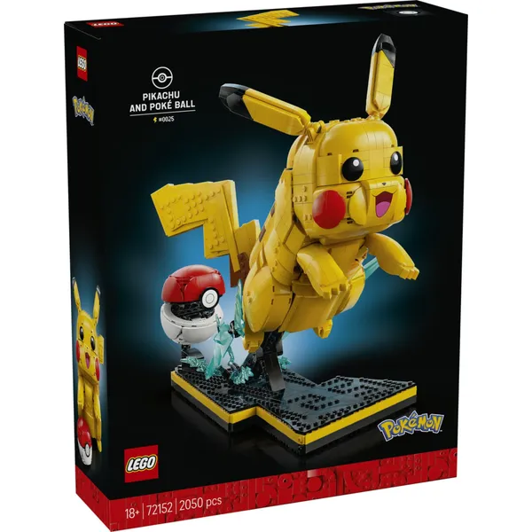 Konstruktor Lego Pokémon 72152, vanus: 18+