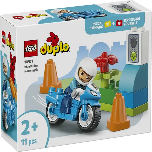Konstruktor Lego Sinine Politseimootorratas 10471, vanus: 2+