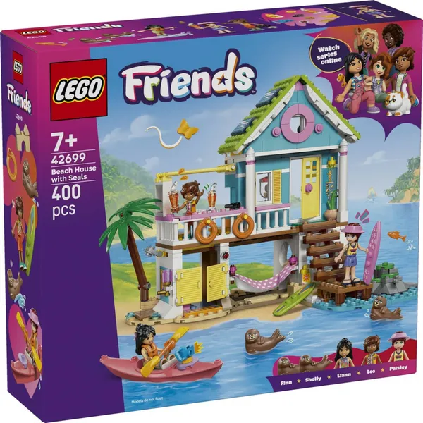 Konstruktor Lego Rannamaja Hüljestega 42699, vanus: 7+