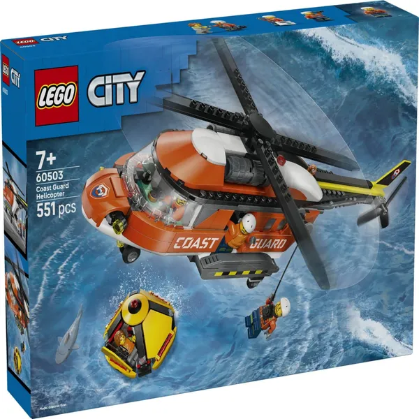 Konstruktor Lego Rannavalvekopter 60503, vanus: 7+
