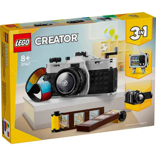 Konstruktor Lego Retrokaamera 31147, vanus: 8+