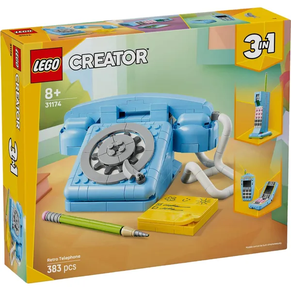 Konstruktor Lego Retrotelefon 31174, vanus: 8+