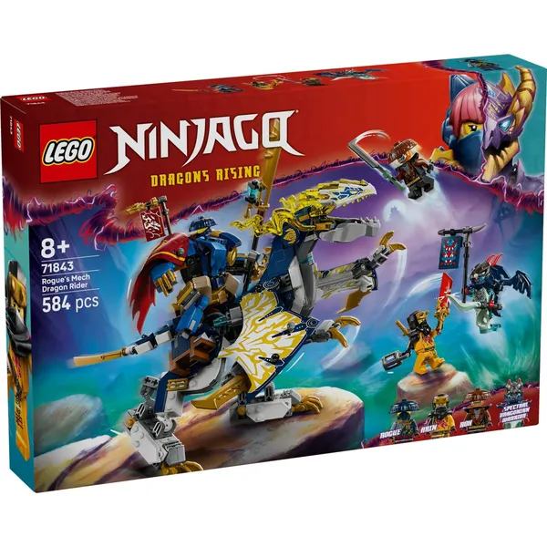 Konstruktor Lego Rogue'i Roboti Draakonisõitja 71843, vanus: 8+