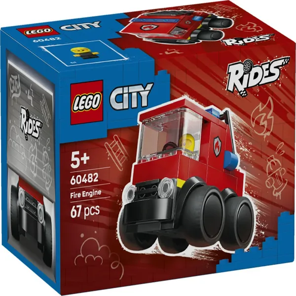Konstruktor Lego Sõidukid – Tuletõrjeauto 60482, vanus: 5+