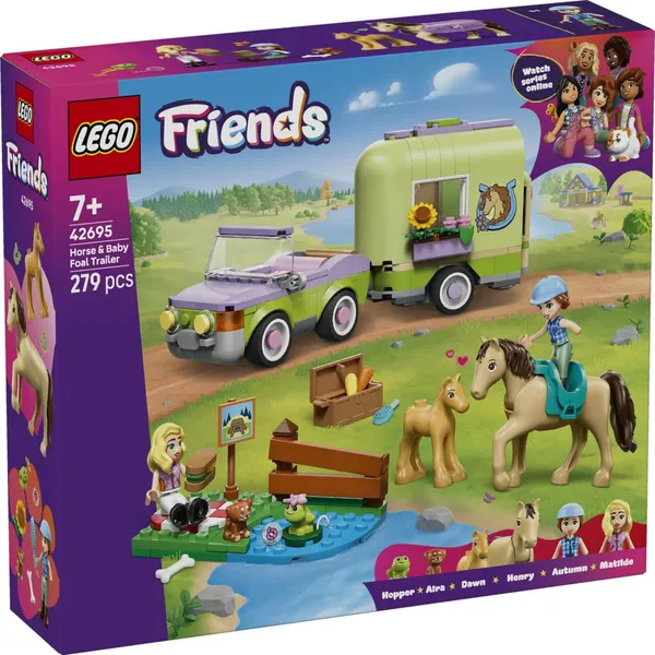Konstruktor Lego Hobuse Ja Varsa Haagis 42695, vanus: 7+