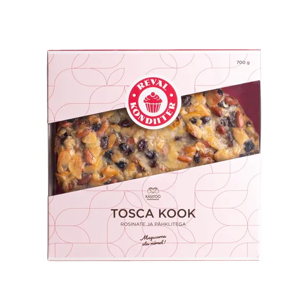 Kook Tosca rosina-pähkli Reval Kondiiter 700g