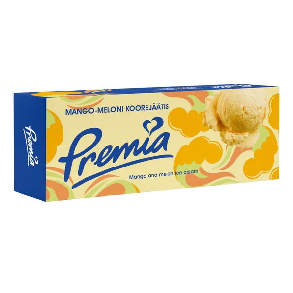 Koorejäätis mango-meloni Premia 480g/1l