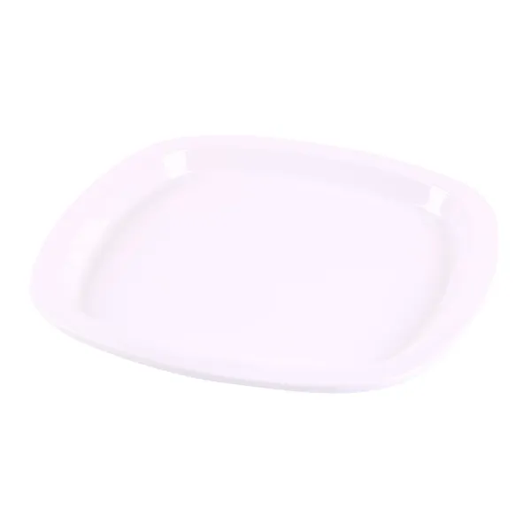 Korduvkasutatav plastikust taldrik Good Cook, valge, 18,4 cm