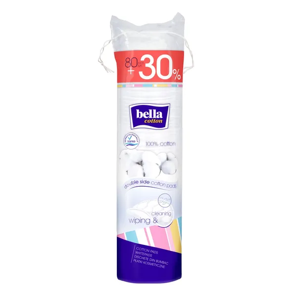 Kosmeetilised vatipadjad Bella 80tk+30%