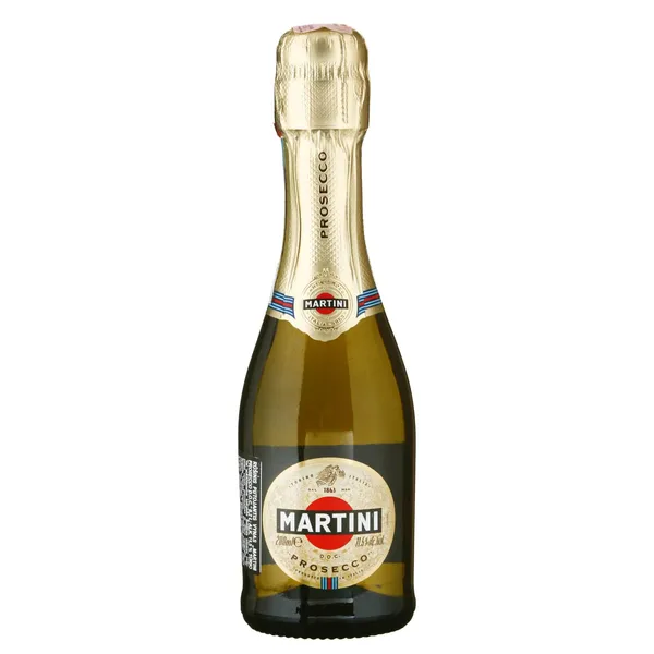 Kaitstud päritolunimetusega aromaatne kvaliteetvahuvein Martini Prosecco 11,5%vol 0,2l