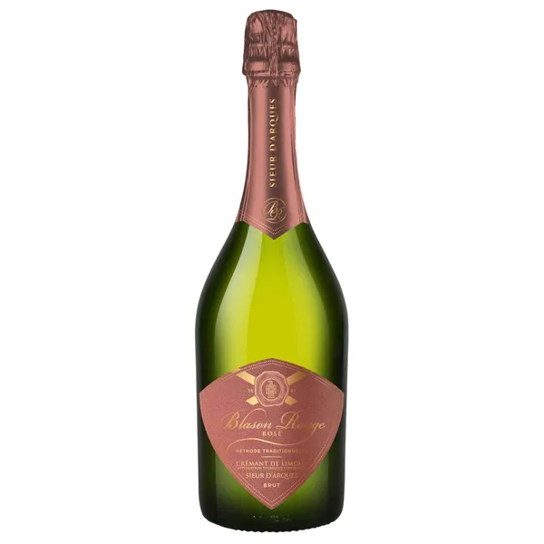 Kaitstud päritolunimetusega kvaliteetvahuvein Blason Rouge Aoc Cremant RoseLimoux 12,5%vol 0,75l