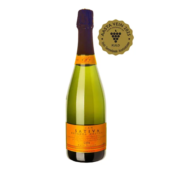 Kaitstud päritolunimetusega kvaliteetvahuvein Gran Sativa Reserva Brut Nature Cava 0,75l