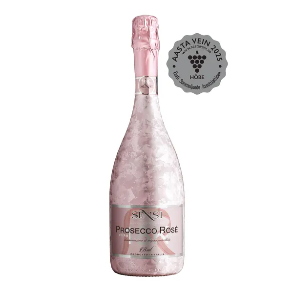 Kaitstud päritolunimetusega vahuvein Vahuvein Sensi Prosecco Rose 0,75l