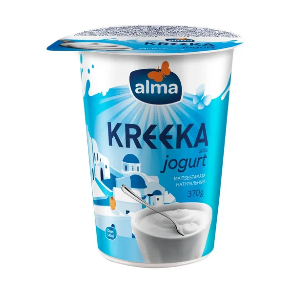 Kreeka jogurt maitsestamata, ALMA, 370 g