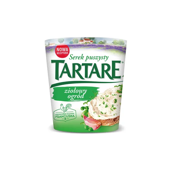 Kreemjuust ürtide ja küüslauguga, TARTARE, 140 g