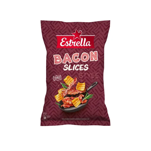 Krõbedad nisusnäkid peekoni maitselised Estrella 110g