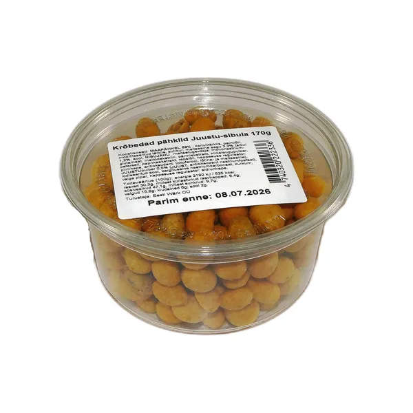Krõbedad maapähklid juustu-sibula Eesti Wärk 170g