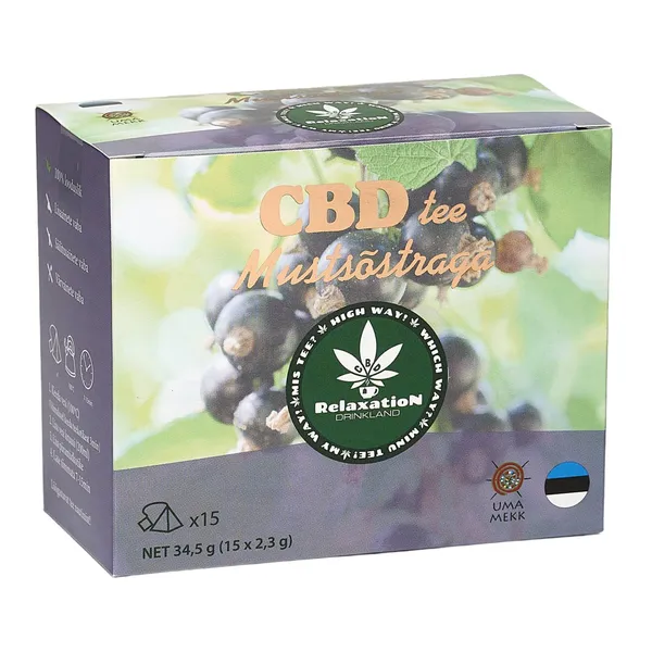 Kanepitee CBD-ga mustsõstraga Relaxation Drinkland 34,5g
