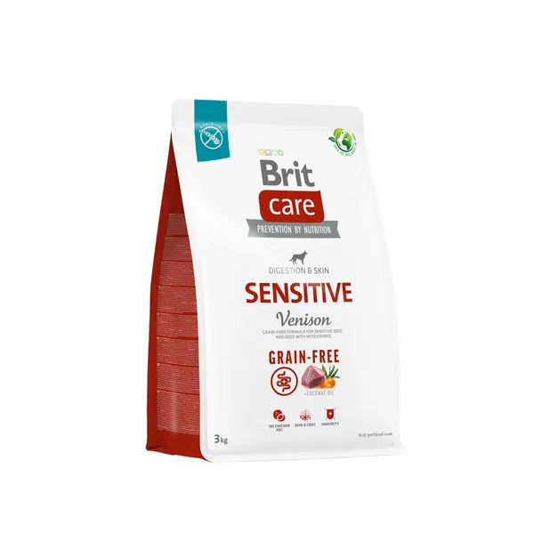 Kuivtoit koertele Brit Care Grain-free Sensitive Venison 3kg